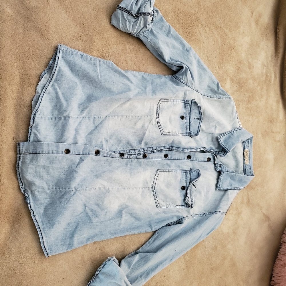 Jean Button Up